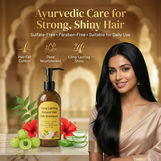 Instant Grey Hair Coverage Long Lasting Natural Hair Dye Shampoo – Buy 1 Get 1 Free